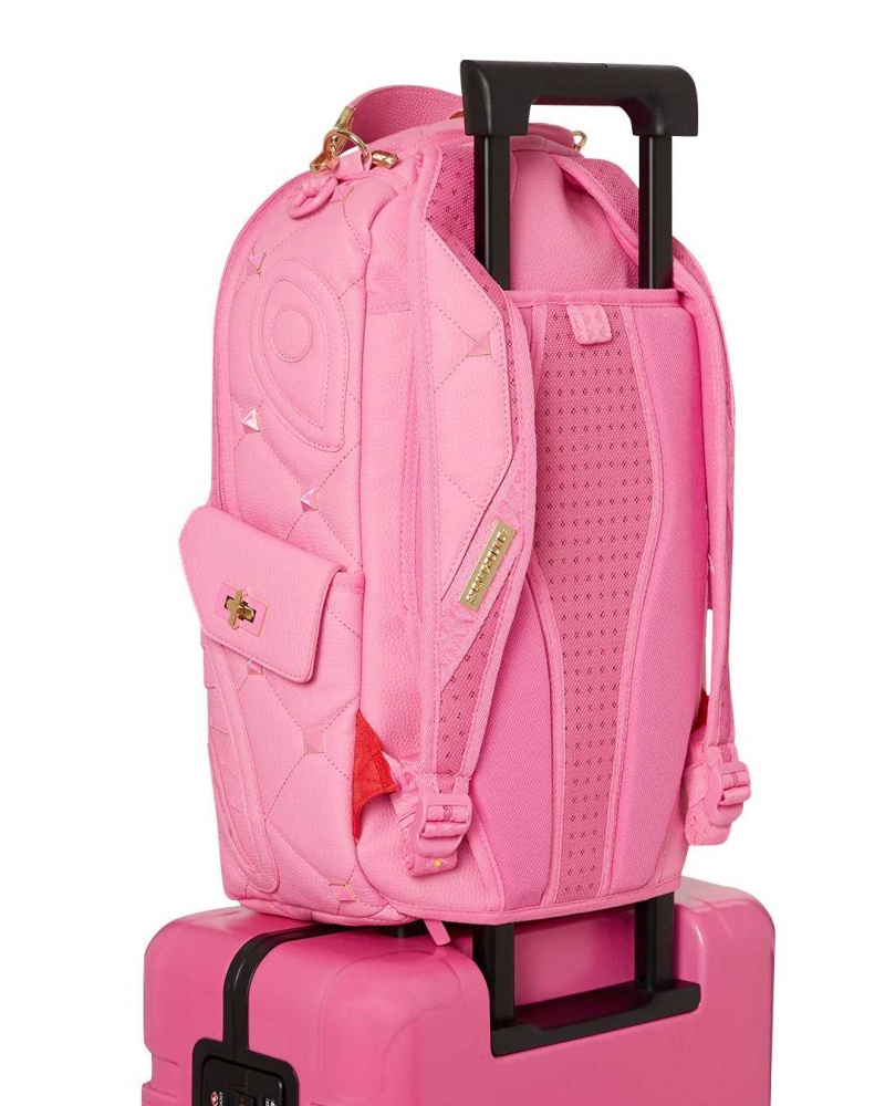 Sprayground Luggage PRETTY LITTLE STUDS HARDSHELL CARRYON Pink | MTEDJ6720