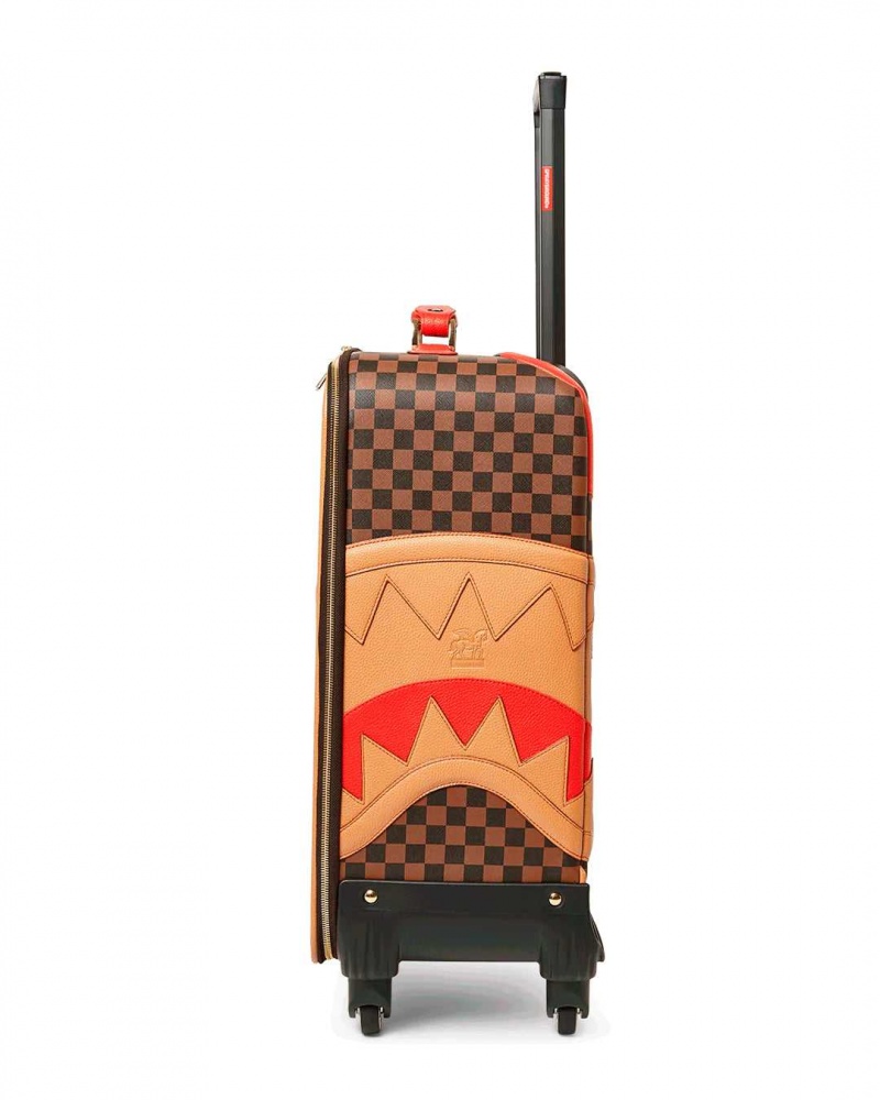 Sprayground Luggage RACEWAY SOFT CARRY-ON LUGGAGE Brown | TGVFX8907