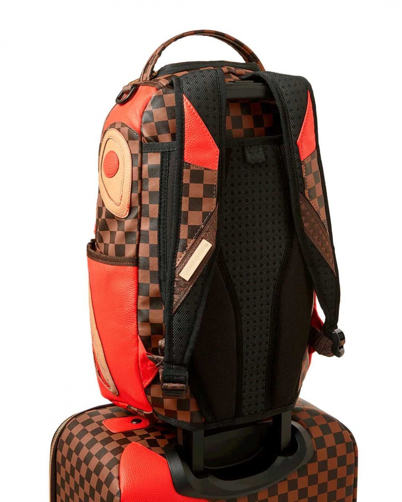 Sprayground Luggage RACEWAY SOFT CARRY-ON LUGGAGE Brown | TGVFX8907