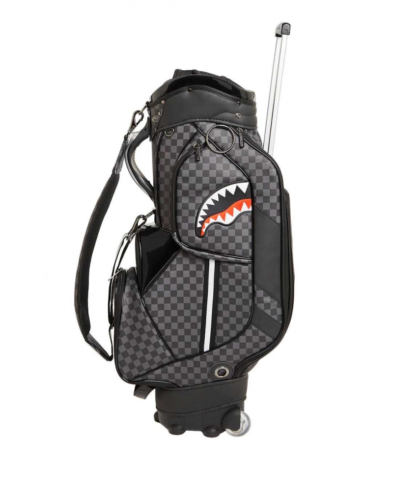 Sprayground Luggage SHARKS IN PARIS GOLF BAG Black | JSYRE2389