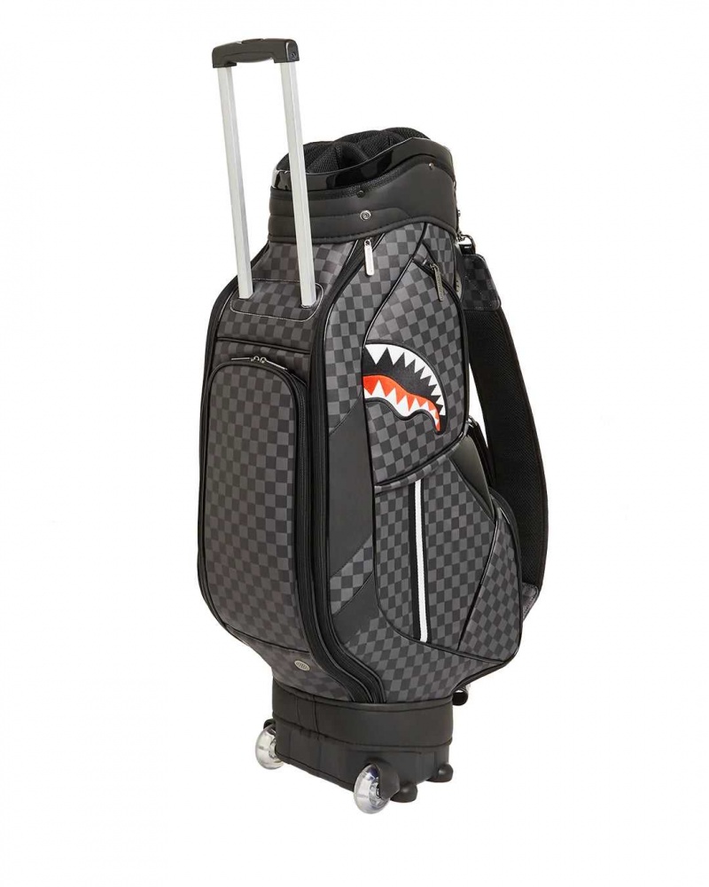 Sprayground Luggage SHARKS IN PARIS GOLF BAG Black | JSYRE2389