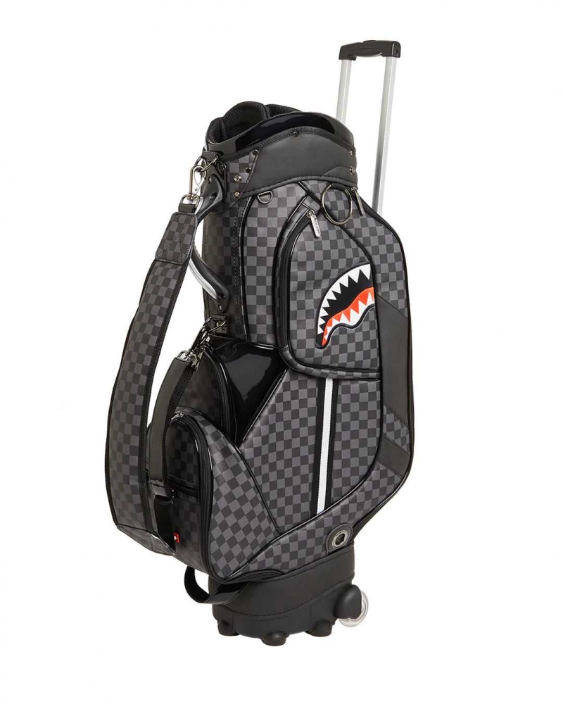 Sprayground Luggage SHARKS IN PARIS GOLF BAG Black | JSYRE2389