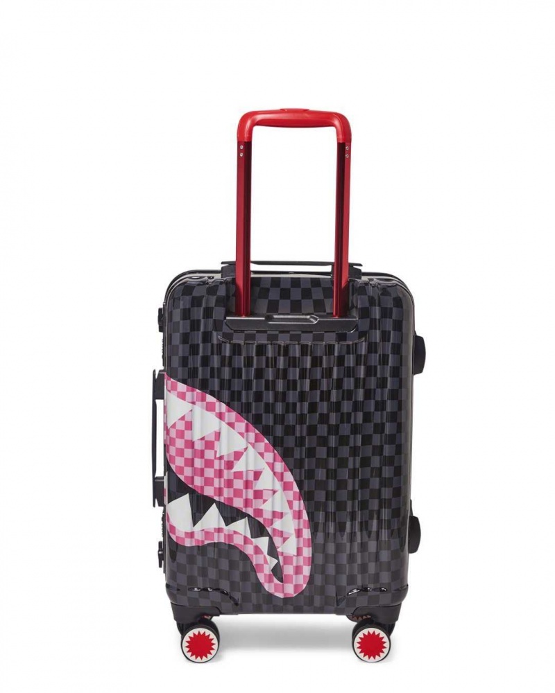 Sprayground Luggage SHARKS IN CANDY CARRY-ON LUGGAGE Black | KAOZC3679