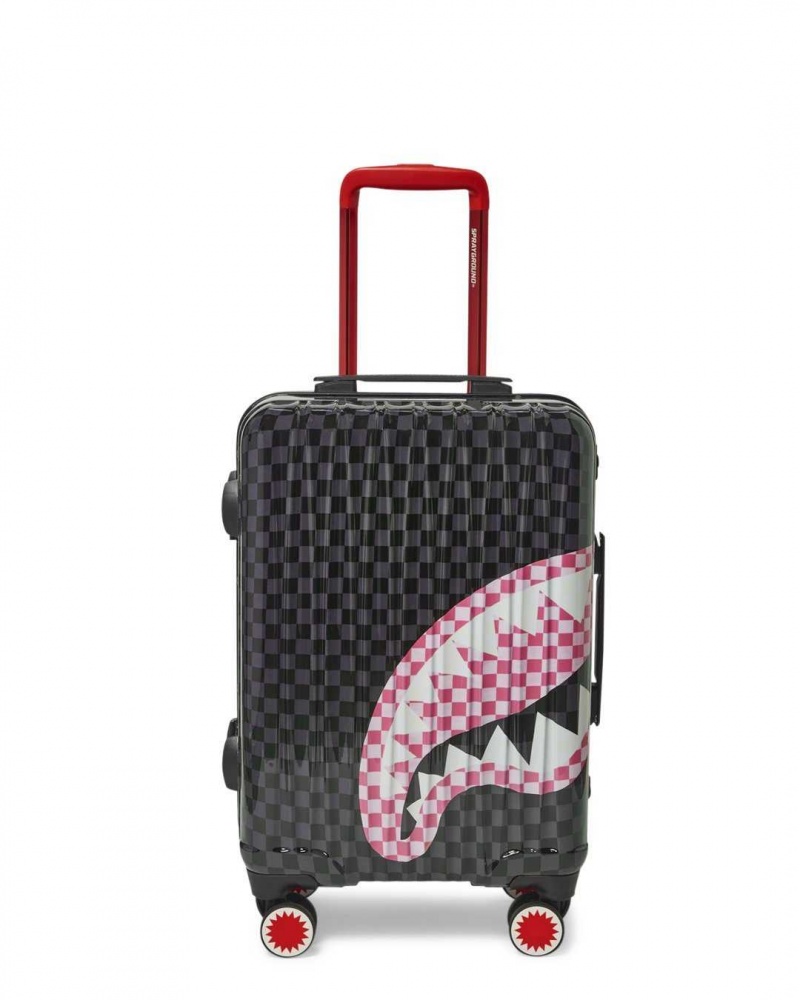 Sprayground Luggage SHARKS IN CANDY CARRY-ON LUGGAGE Black | KAOZC3679