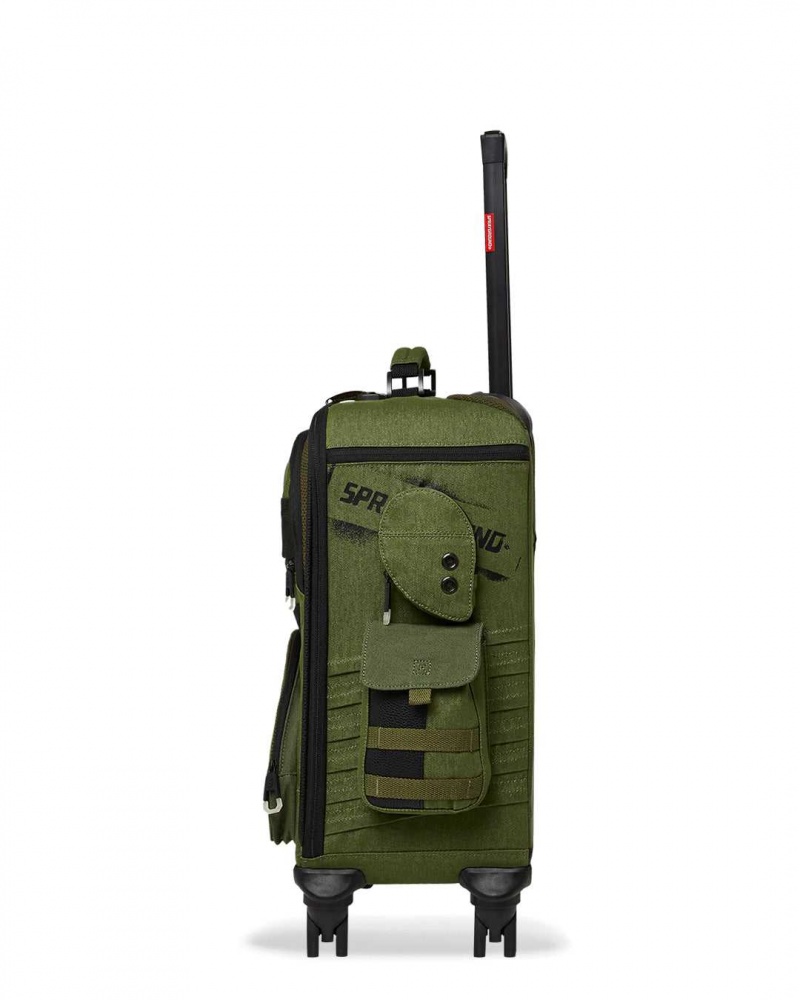 Sprayground Luggage SPECIAL OPS MACH 10 SOFT LUGGAGE Green | HSIXA1705