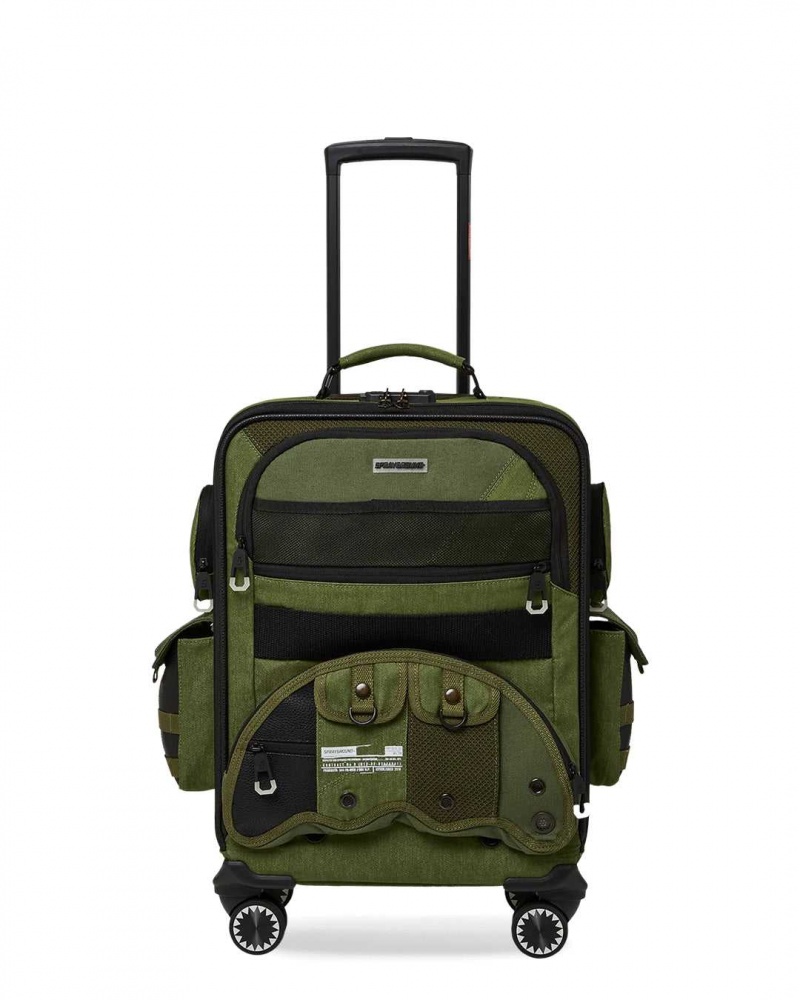 Sprayground Luggage SPECIAL OPS MACH 10 SOFT LUGGAGE Green | HSIXA1705