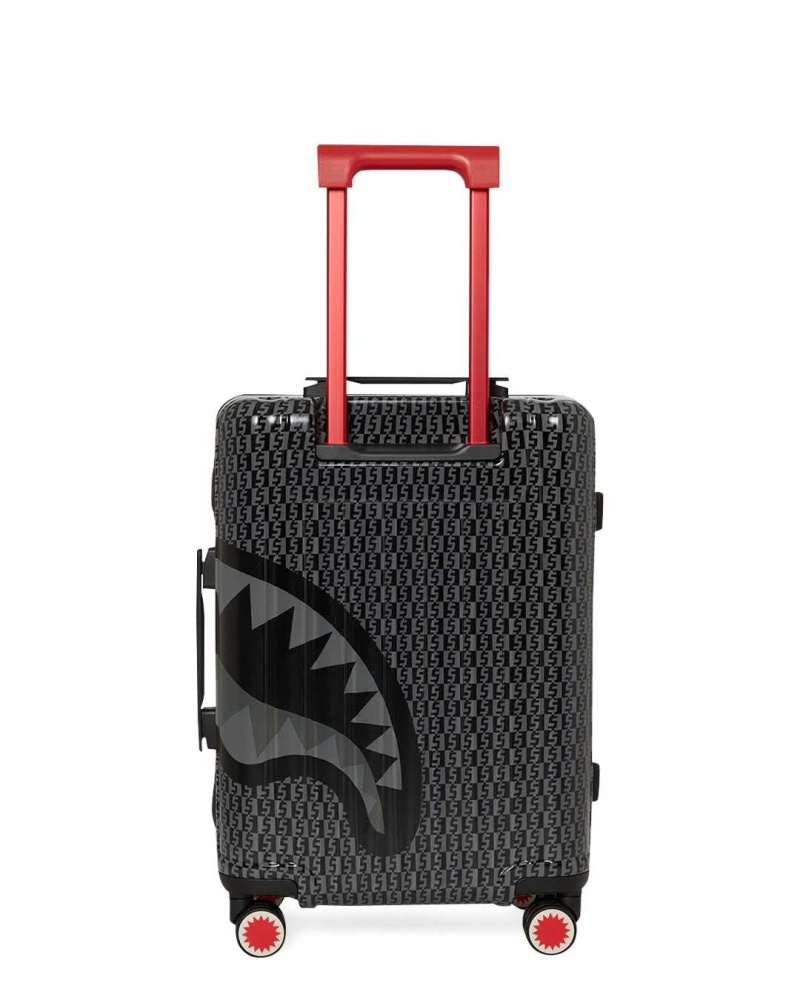 Sprayground Luggage SPLIT INFINITY CHECK Black | APOXY2986