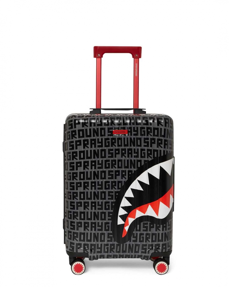 Sprayground Luggage SPLIT INFINITY CHECK Black | APOXY2986