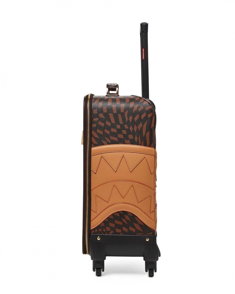 Sprayground Luggage TRIPPY HENNY SOFT LUGGAGE Brown | RHFTG6815