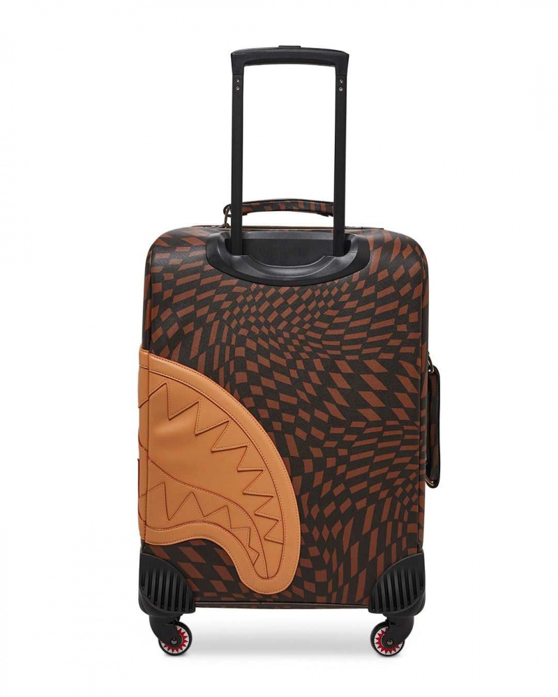 Sprayground Luggage TRIPPY HENNY SOFT LUGGAGE Brown | RHFTG6815