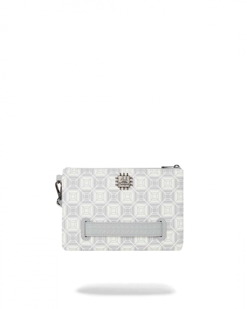 Sprayground Pochette Ai STUNNA CROSS-OVER POCHETTE Cream / Grey | ZCGAE9420