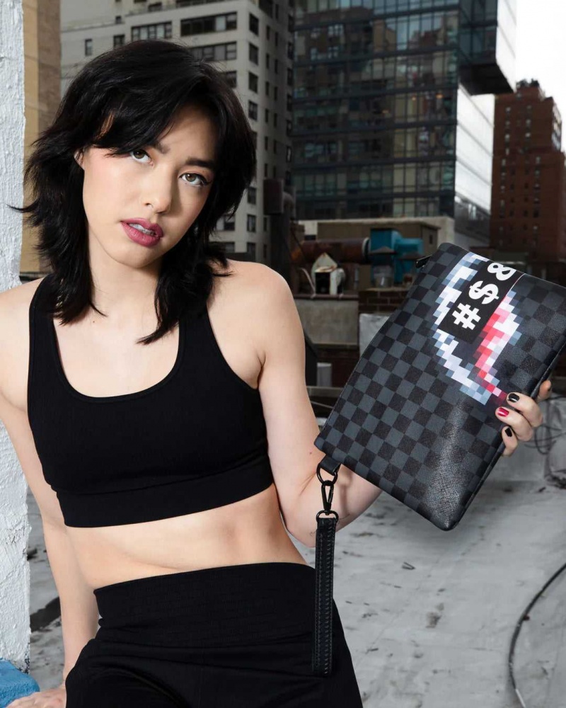 Sprayground Pochette CENSORED POCHETTE Black | BUCGS6491