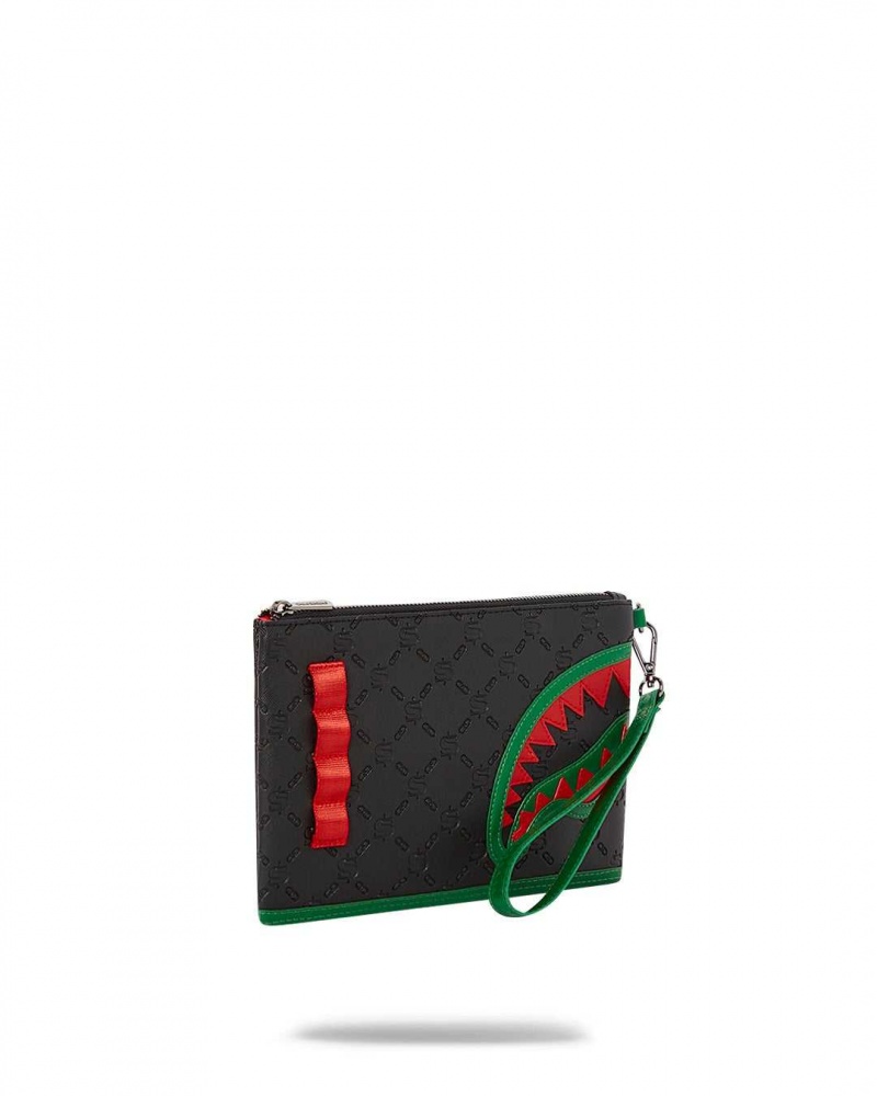 Sprayground Pochette DENIRO POUCHETTE Green | BIFDX6270