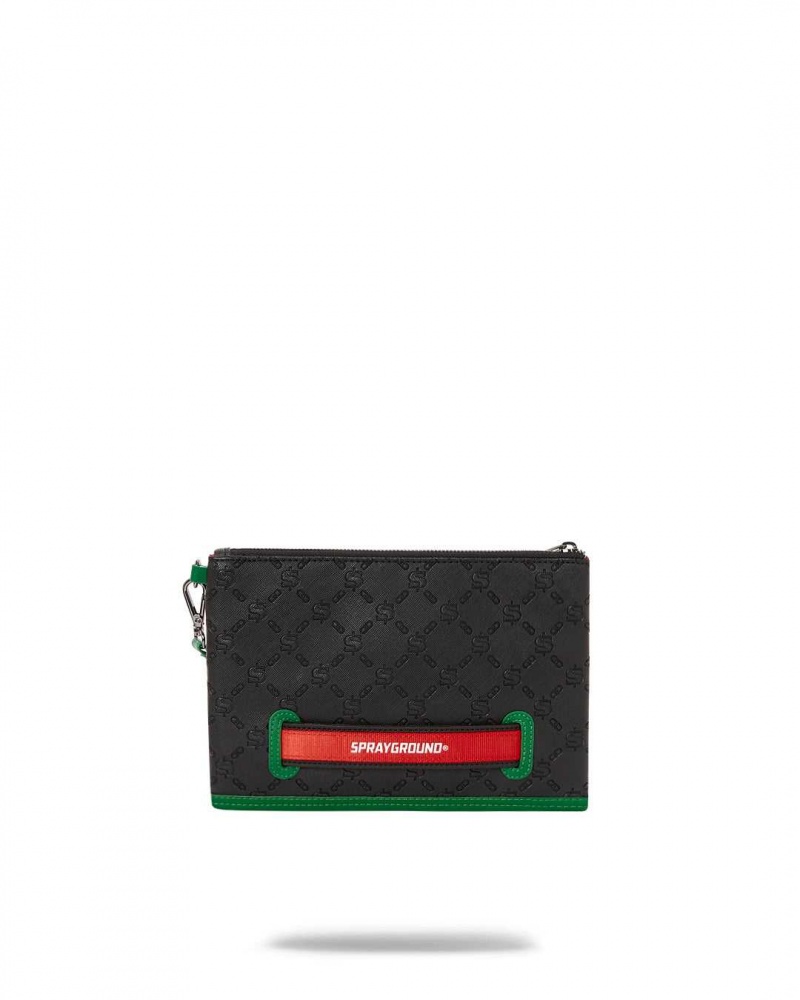 Sprayground Pochette DENIRO POUCHETTE Green | BIFDX6270