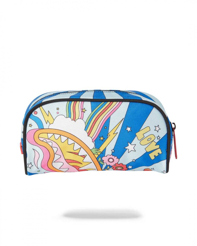 Sprayground Pochette GROOVY SHARK POUCH Blue | TEJAL3561