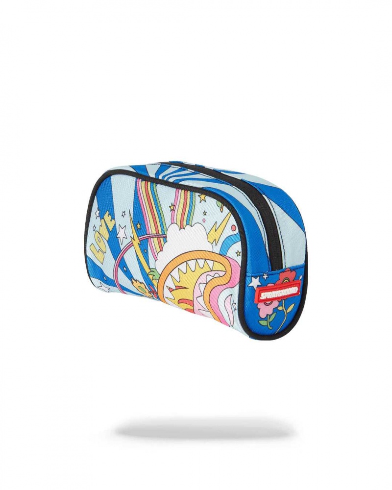 Sprayground Pochette GROOVY SHARK POUCH Blue | TEJAL3561