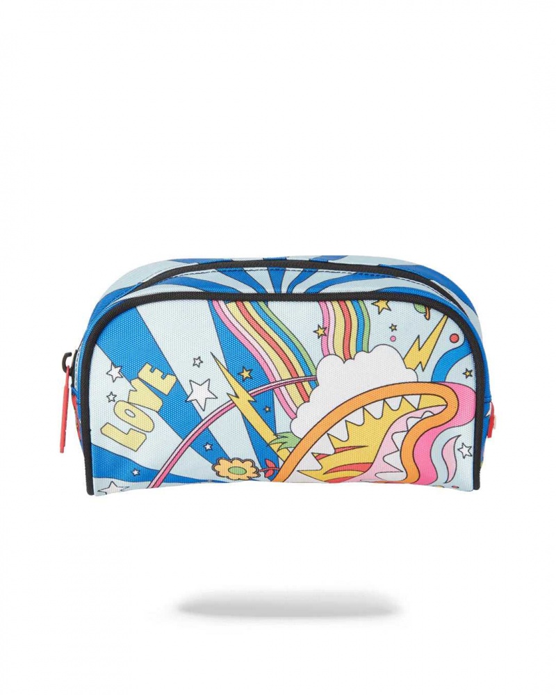 Sprayground Pochette GROOVY SHARK POUCH Blue | TEJAL3561