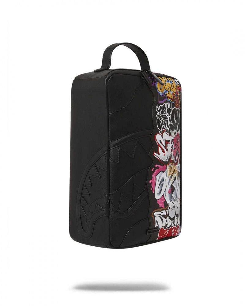 Sprayground Pochette HALF GRAFF 2 SNEAKER HOLDER Black | SBMYI6901