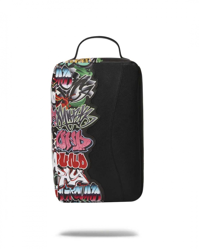 Sprayground Pochette HALF GRAFF 2 SNEAKER HOLDER Black | SBMYI6901