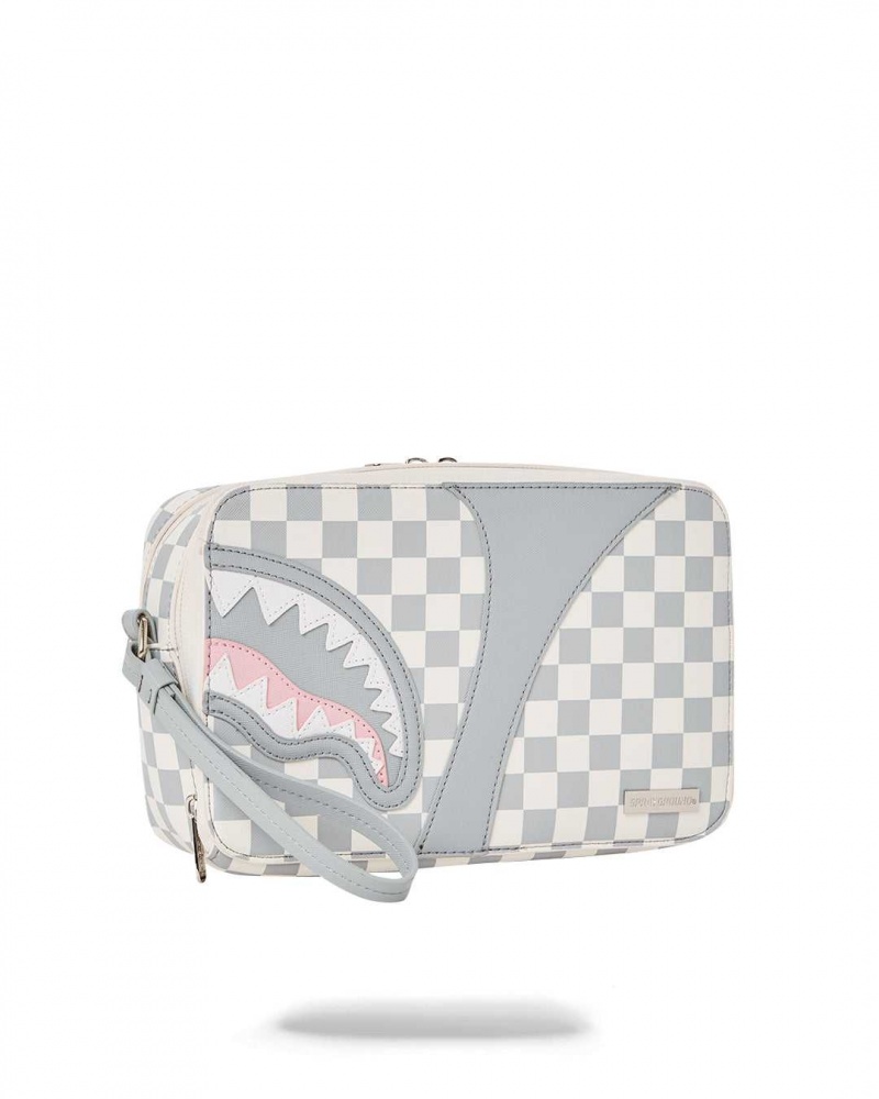 Sprayground Pochette HENNEY TOILETRY Rose Grey | UGMLS1264