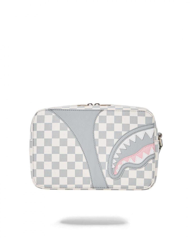 Sprayground Pochette HENNEY TOILETRY Rose Grey | UGMLS1264