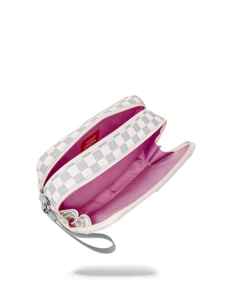 Sprayground Pochette HENNEY TOILETRY Rose Grey | UGMLS1264