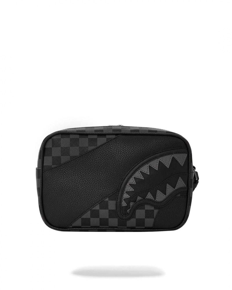 Sprayground Pochette HENNY PHANTOM TOILETRY BRICK HENNY PHANTOM TOILETRY BRICK Dark Red Dark Red Grey | BJDEX6371