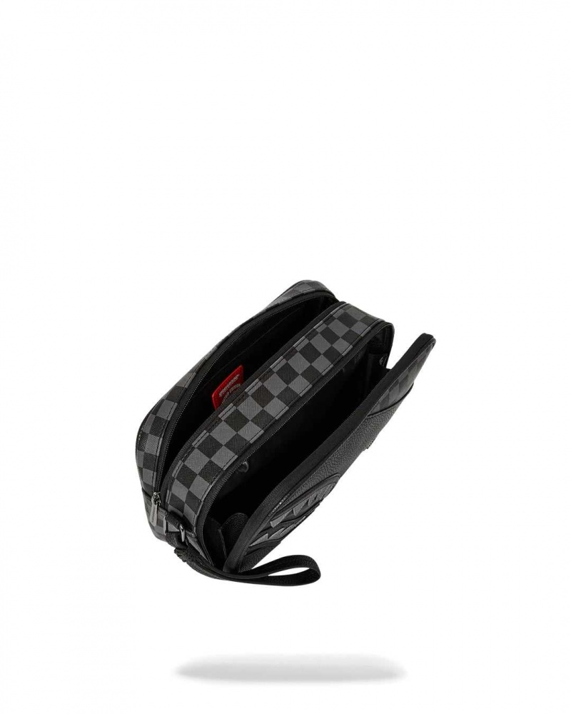 Sprayground Pochette HENNY PHANTOM TOILETRY BRICK HENNY PHANTOM TOILETRY BRICK Dark Red Dark Red Grey | BJDEX6371