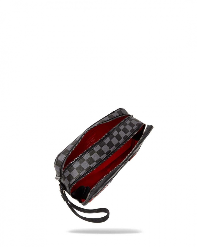 Sprayground Pochette HENNY SIP TOILETRY Black | HRCXS7605