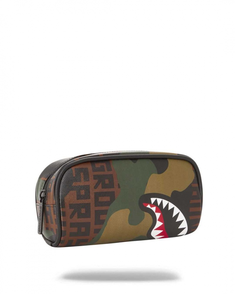 Sprayground Pochette INFINITI POUCH Camo Green | XHIUB7569