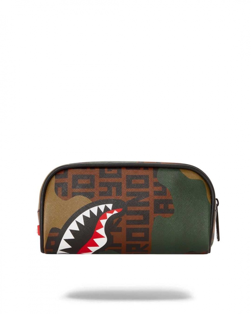 Sprayground Pochette INFINITI POUCH Camo Green | XHIUB7569