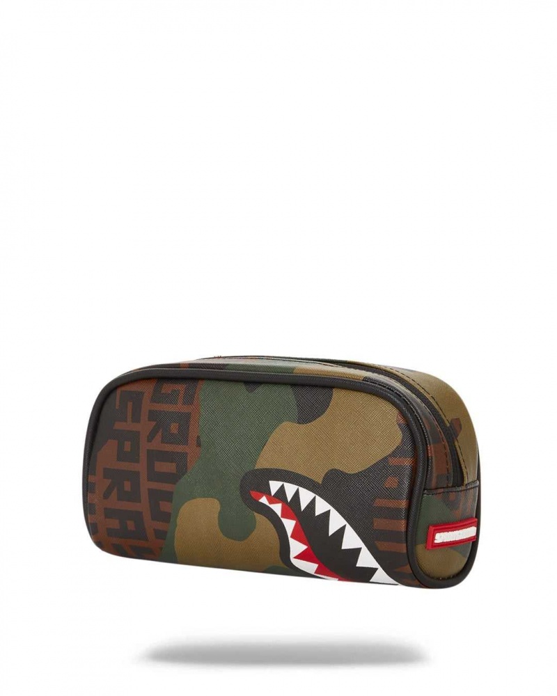 Sprayground Pochette INFINITI POUCH Camo Green | XHIUB7569