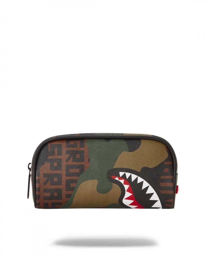 Sprayground Pochette INFINITI POUCH Camo Green | XHIUB7569