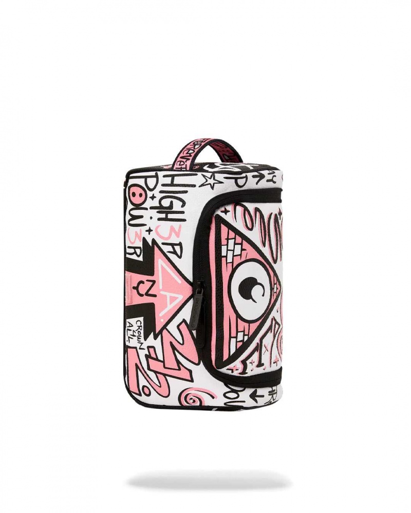 Sprayground Pochette MARKER HITS TOILETRY POUCH Pink | DISAT5486