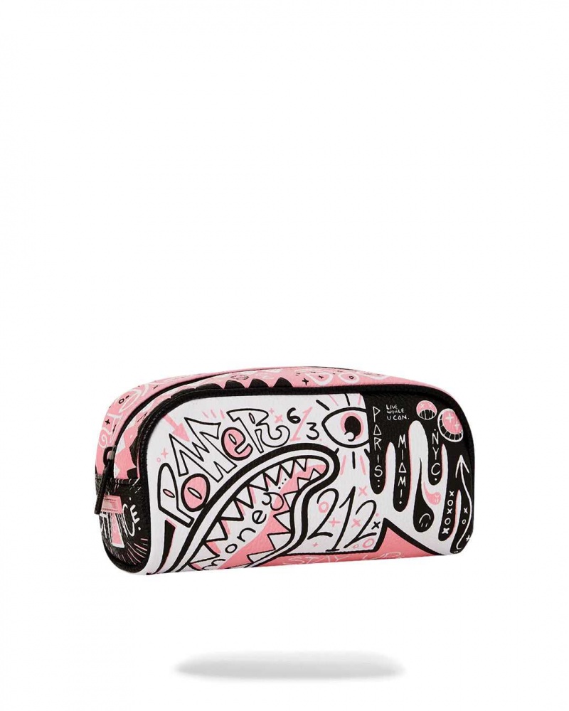 Sprayground Pochette MARKER HITS POUCH Pink | MGSXQ7168