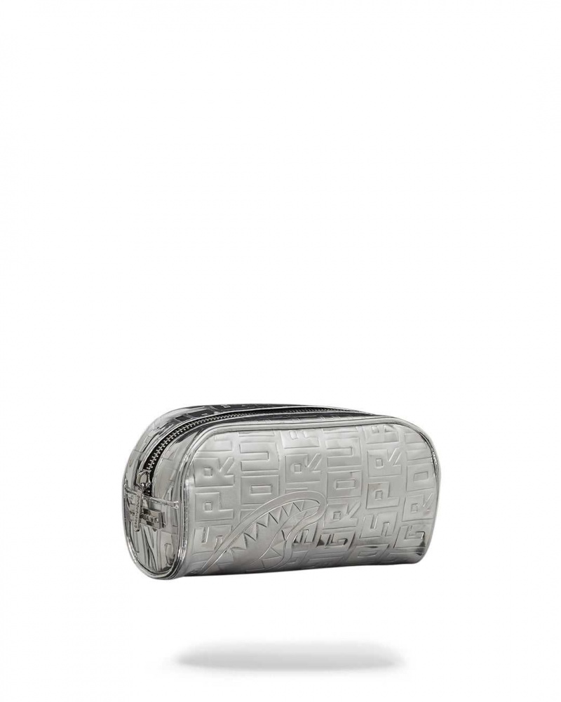 Sprayground Pochette METALLIC INFINITI POUCH Metal Silver | ORMDH3015