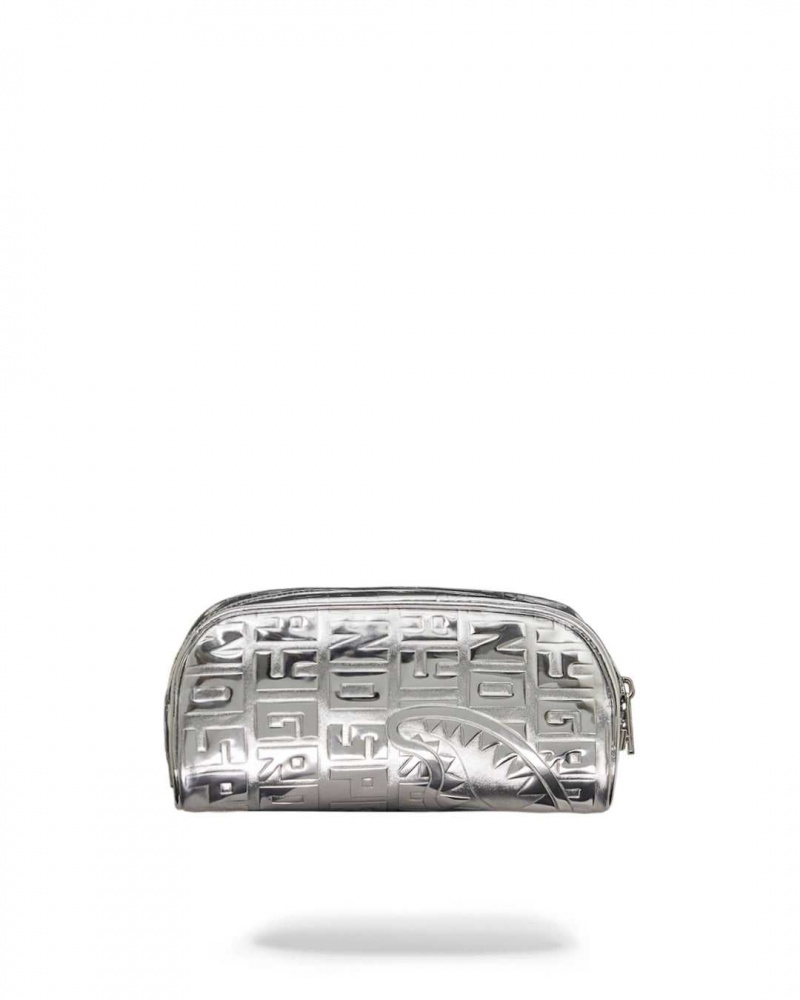 Sprayground Pochette METALLIC INFINITI POUCH Metal Silver | ORMDH3015