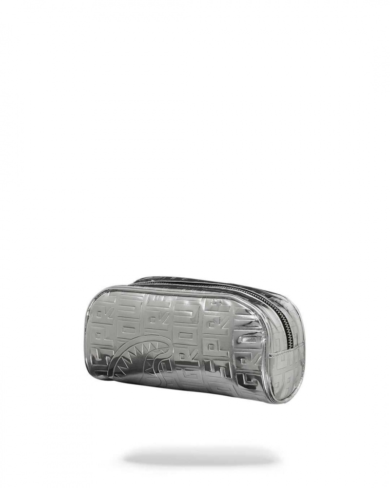 Sprayground Pochette METALLIC INFINITI POUCH Metal Silver | ORMDH3015