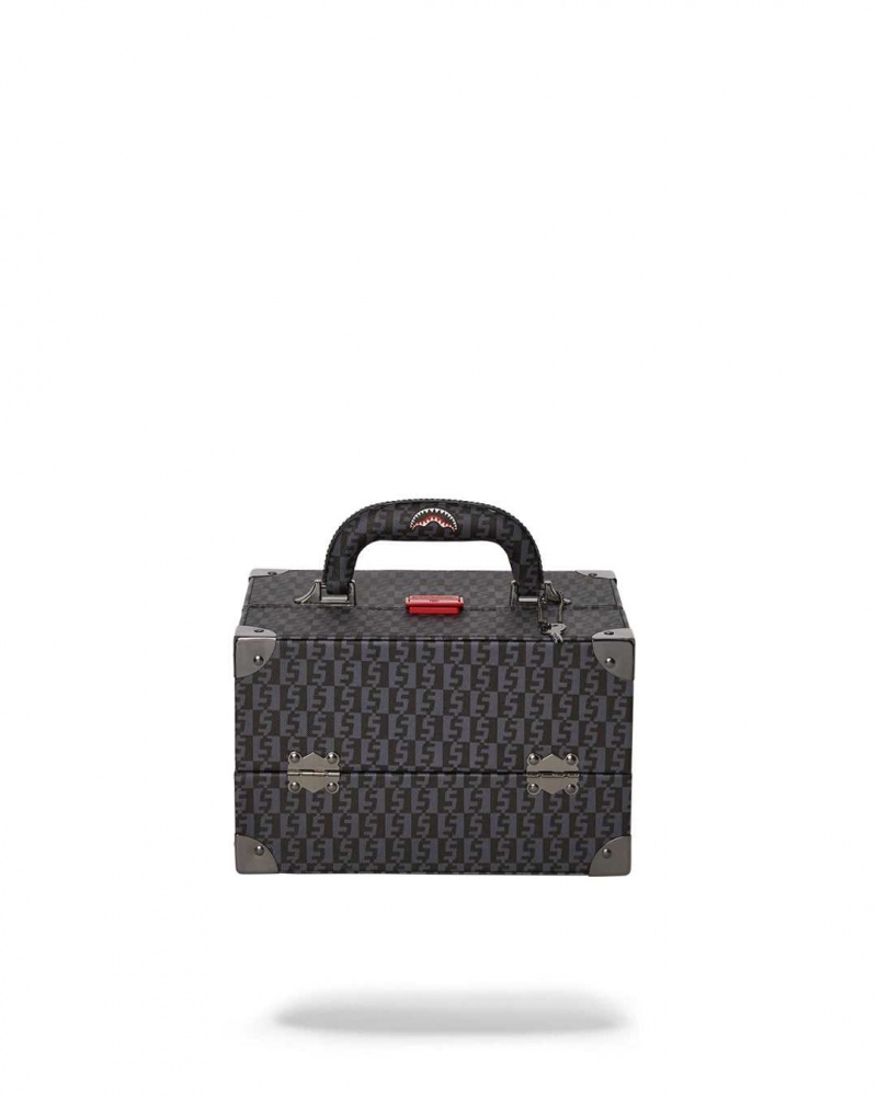 Sprayground Pochette MONEY CHECK JEWELRY CASE Grey | NMQWR0128