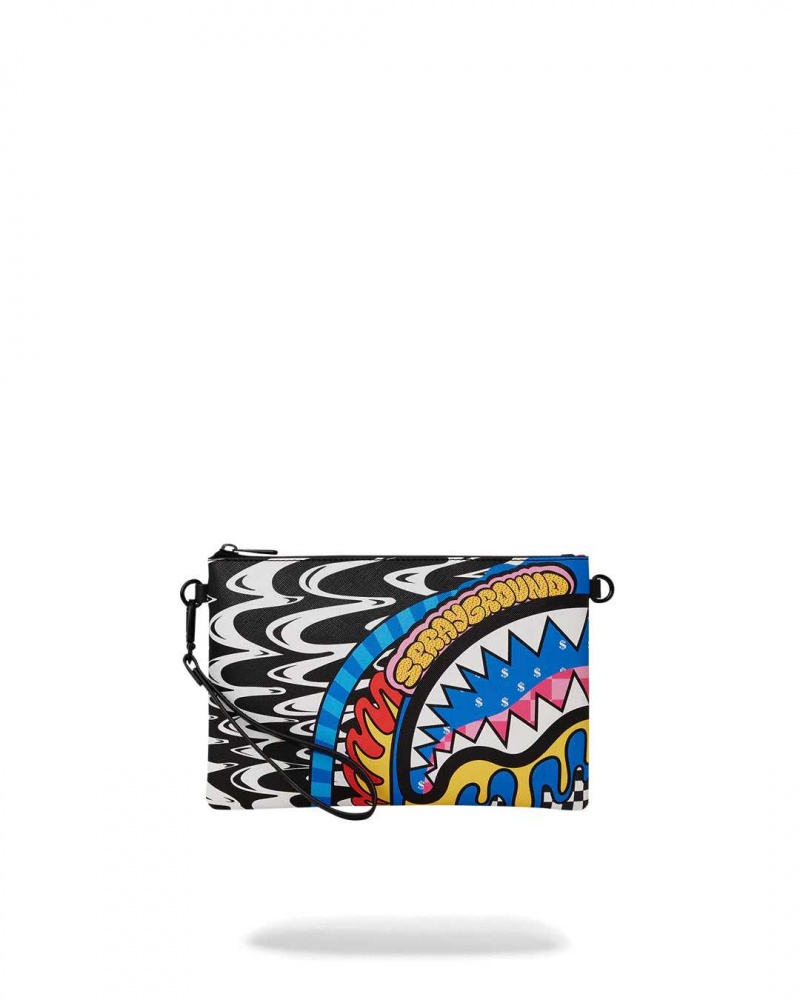 Sprayground Pochette MOSH PIT POUCHETTE Black | FARQP3804