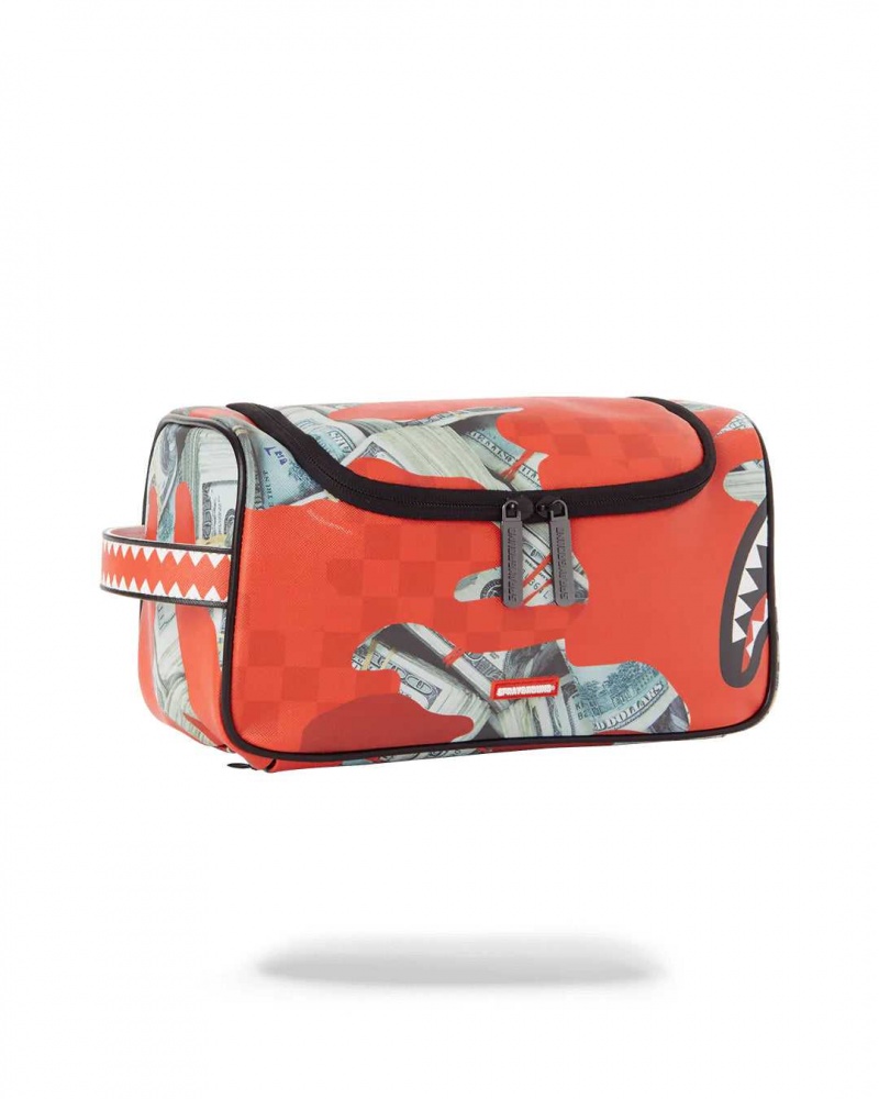 Sprayground Pochette PANIC ATTACK TOILETRY BAG Green | BHWER0243