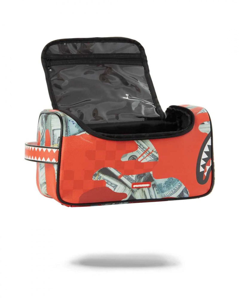 Sprayground Pochette PANIC ATTACK TOILETRY BAG Green | BHWER0243