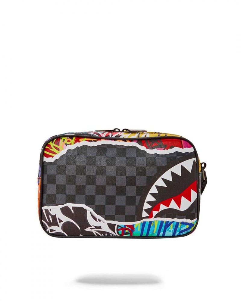 Sprayground Pochette PULL AWAY TOILETRY Black | SMNYB0863