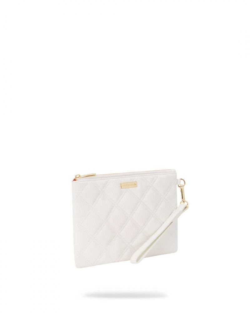 Sprayground Pochette RIVIERA POCHETTE White Gold White | FSTPC4513