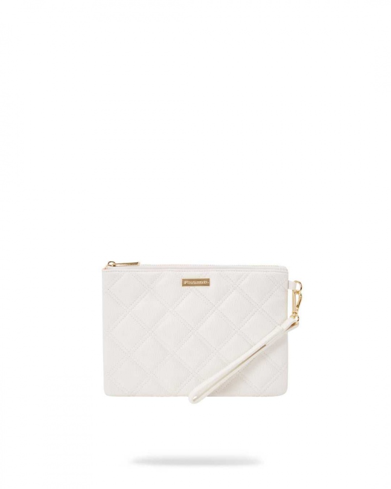 Sprayground Pochette RIVIERA POCHETTE White Gold White | FSTPC4513