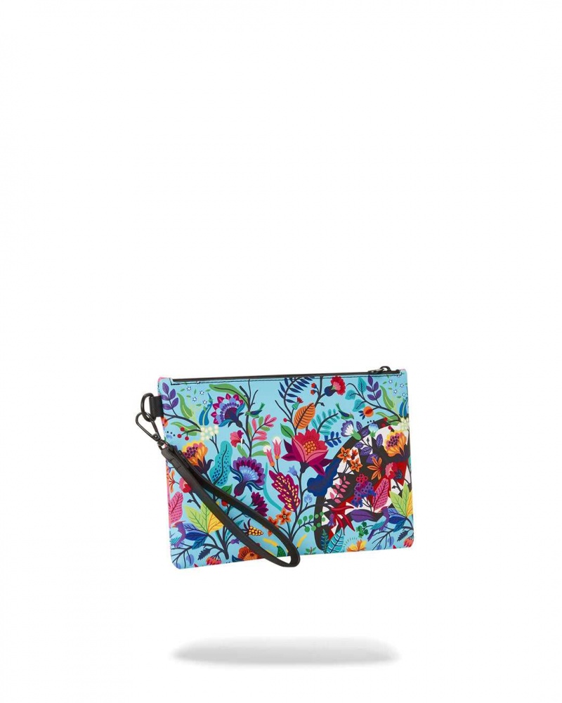 Sprayground Pochette SANCTUARY SPLIT 2.0 POUCHETTE Blue | RNFYA8964