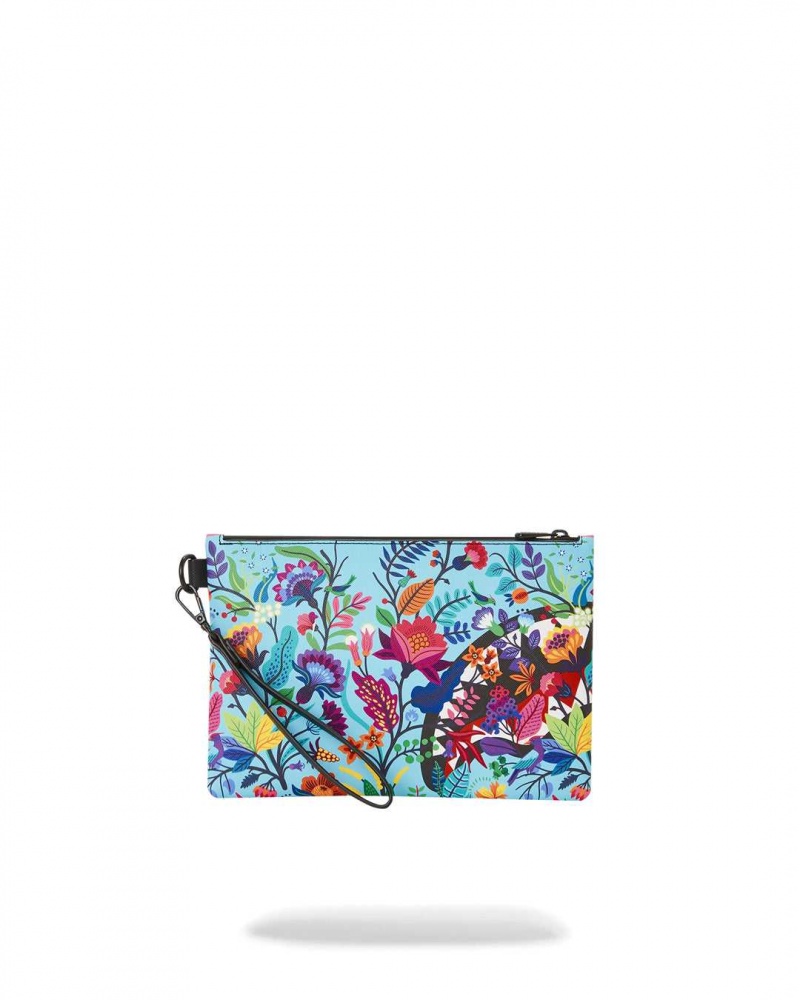 Sprayground Pochette SANCTUARY SPLIT 2.0 POUCHETTE Blue | RNFYA8964