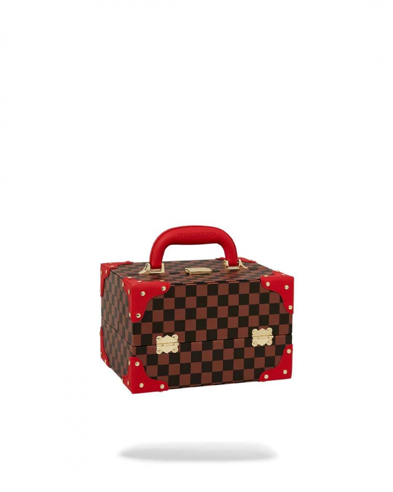 Sprayground Pochette SHARKS IN PARIS JEWELRY BOX Red | UNXPS3790