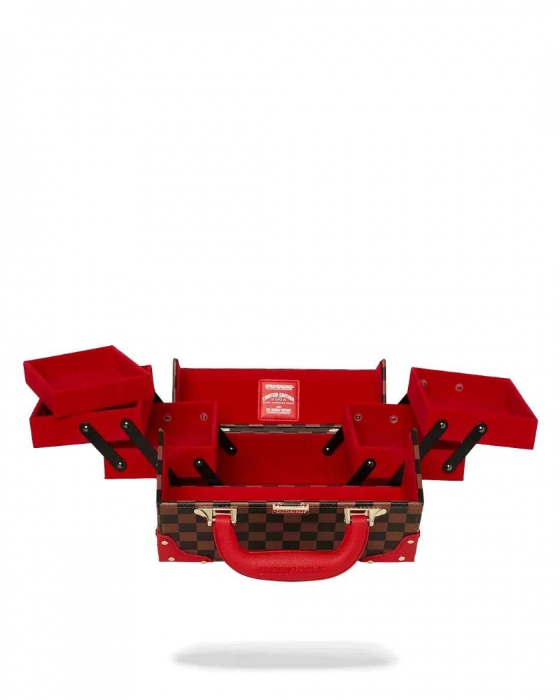 Sprayground Pochette SHARKS IN PARIS JEWELRY BOX Red | UNXPS3790