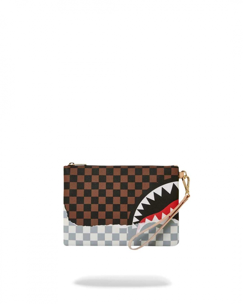 Sprayground Pochette TEARAWAY POUCHETTE Brown | CVNQR9835